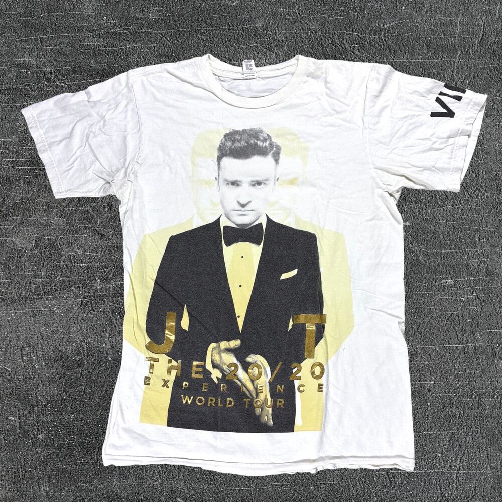 🎤 Justin Timberlake The 20/20 Experience World Tour Tee Medium ✨